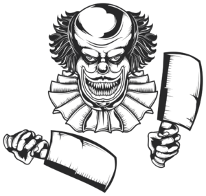 Knife-Wielding Chaos Clown