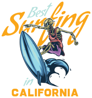 Ride or Die Surf Skeleton