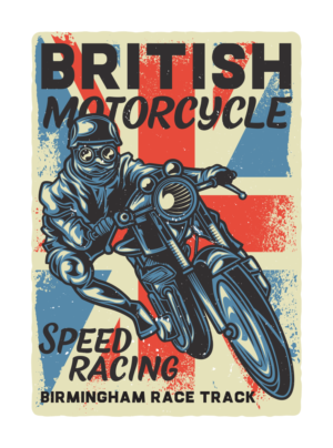 Racer's Rush: Retro Speed Canvas