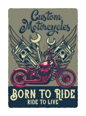Born to Ride, Bound by Steel