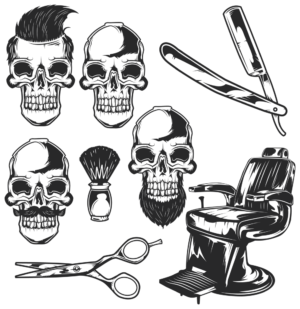 Grim Cuts: The Skeletal Stylist