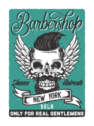 Skulls & Shaves: Barber's Winged Legacy