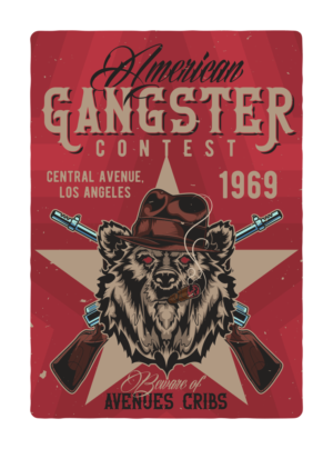 Biker Bear with a Bang