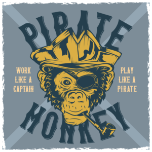 Captain Bananzilla: The Pipe-Puffing Monkey