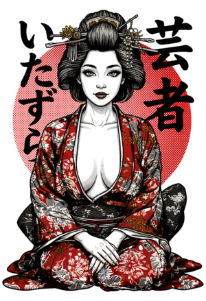 Whisper in Silk: Anime Geisha Style