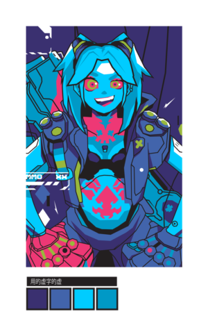 Battle-Ready Heroine: Sci-Fi Style