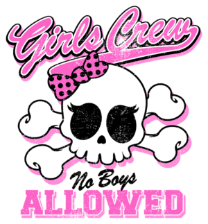 No Boys Allowed: Gothic Skeleton