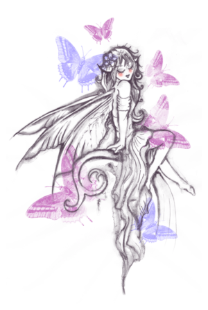 Ethereal Psychedelic Butterfly Realm
