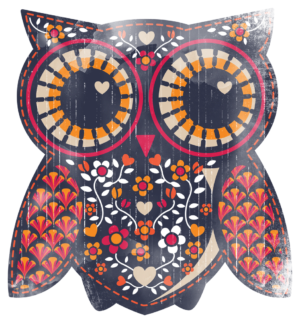 Eccentric Owl Embroidery Vibe