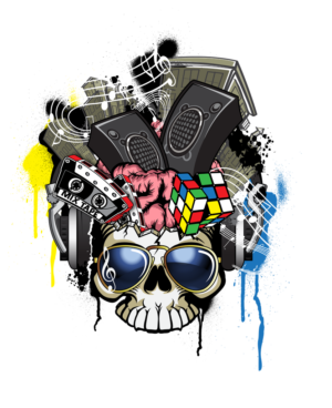 Rebel Rhythm Skull