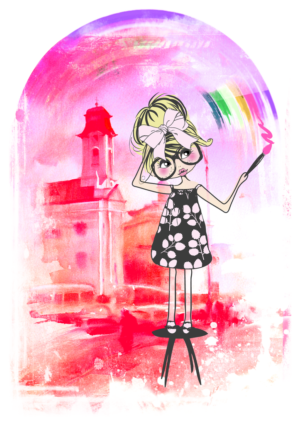 Creative Whirlwind Pop Art Diva