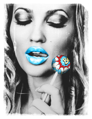 Lips & Splatter: Pop Art Pinup
