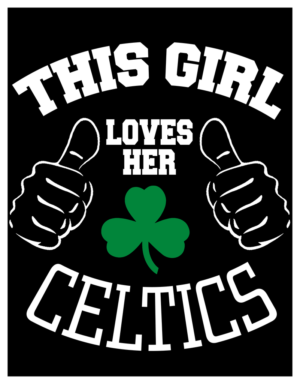 Celtics Pride with a Wink