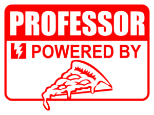 Professor Fueled by Pizza Lightning
